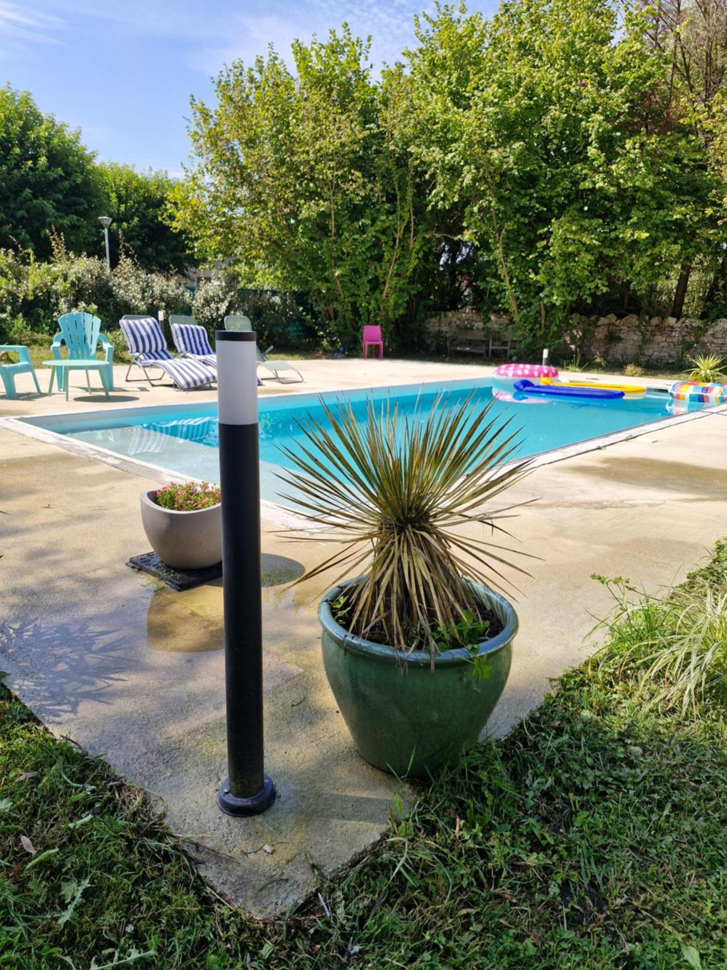 EtauliersDemeure En Pierre Avec Piscine Privee别墅 外观 照片
